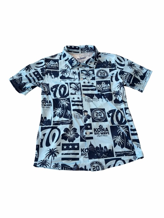 nationals Other - Washington Nationals Kona Big Wave 20th Anniversary‎ Hawaiian Shirt Medium